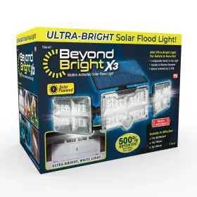Bebrsol-mc4 Ontel Beyond Bright X3 Motion Activated Flood Light - Ultra-bright Solar-powered