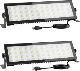 Wlm410-fla-100w-01 Oooled 2 Pack Led Shop Lights 100w 13000lm 6000k Super Bright Work Light Ip66 Wat