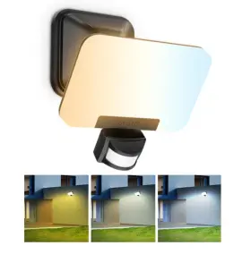 Ol27002 Orein 3cct Flood Lights Outdoor 3500lm 35w Motion Sensor 6000