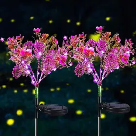 Lwd2-50961 Originalsourcing Solar Phalaenopsis Garden Lights Outdoor Christmas Decoration