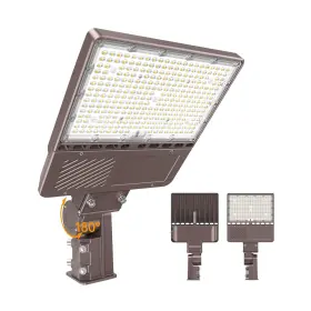 150wh-pl-a Orrgena 480v Led Parking Lot Light 150w 22500lm Shoebox Pole Etl Listed Flo
