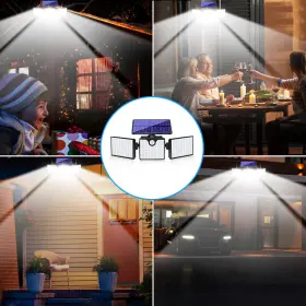 Paddsun 883148395685 Solar Wall Lights 2pcs Efficient Renewable Outdoor Illumination
