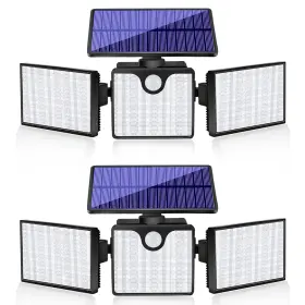 Paddsun 883148395869 2pcs Solar Wall Lights Energy-saving Outdoor Illumination