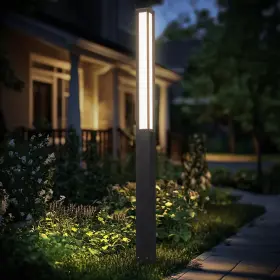 Pdus-c3096-d-w Pakedandun Outdoor Landscape Path Lights 3000k Warm 98 Inches Black Grey