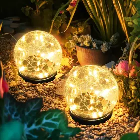 9316 Patiopia Solar Lights Outdoor For Yard Patio Porch Garden 2 Pack Warm White