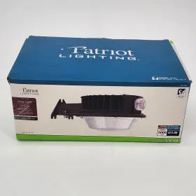 356-9436 Patriot Lighting Dusk To Dawn Led Outdoor Security Area Light5000 Lumen 40w