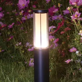 Patriot Lighting Molv24004 15 Inch Low Voltage Color Changing Led Path Landscape Light Outdoor Walkway Lamp