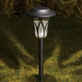 Patriot Lighting Mosl24023 2 Piece Set 3.25 Inch Modern Dusk To Dawn White Multi Fit Led Solar Post Cap Lights