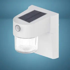 Moz-jw1000-w-ism Patriot Lighting 6 Inch White Led Motion Sensor Solar Outdoor Transparent Jelly Jar Security Light