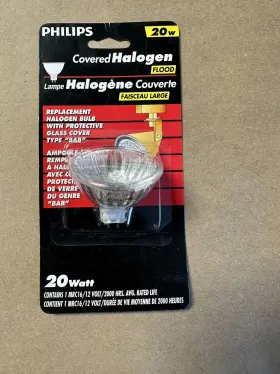 Philips 046677162474 20w Covered Halogen Flood Outdoor Bulb