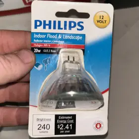 419317 Philips Landscape Indoor/outdoor Flood Light Bright White Mr16 20w