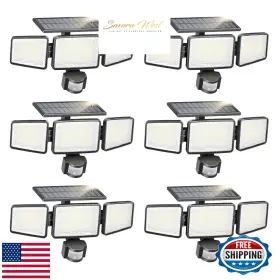 B0f7r672pg Philips Solar Security Light Outdoor 302 Led 1200lm Pir Motion Sensor Ip65 6-pac