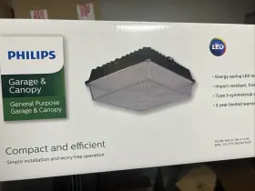 Pgc88-nw-g1-sm-5-8-bz Philips Garage Canopy Led Light 88w 4k 120-277v Bronze