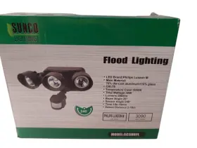 Sc3hbfl Philips Led Outdoor Flood Light Black Model 36w New In Original Box