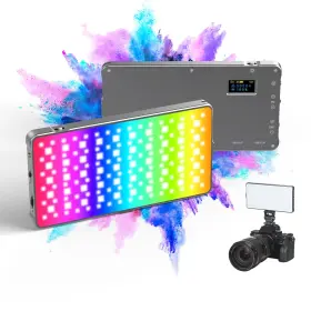 2049 Photoolex Rgb Video Light Built-in 4000mah 10w Rechargeable Battery Led Came