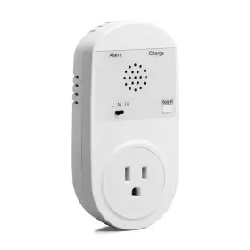 80-120db Phyfalip 762262619436 Power Failure Alarm With Led Lights Adjustable Volume Indoor