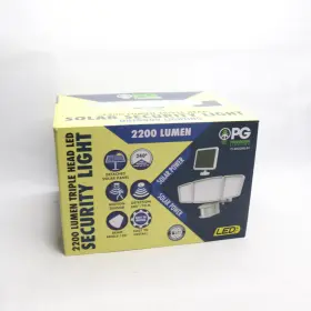 Cl-sm1000l-2h Pinegreen Lighting Led Solar Seucrity Light With Motion Sensor 1500 Lumen