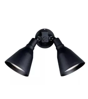 P5203-31 Progress Lighting 2-light Adjustable Swivel Black Flood Light New Par Lampholder Outdoor