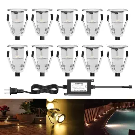 Qc-10 Qaca B111b-set-ww Led Deck Lights 0.7 Inch Tiny Driveway Light Dock Path Step Road Warm