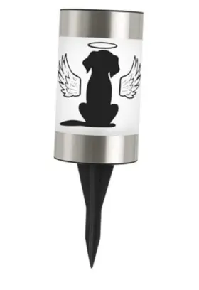 Hp201907040036 Qazeprilto Solar Memorial Garden Light Outdoor Pet Remembrance Keepsake With Angel Dog