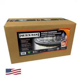 Quick Dam 313050746775 Water Activated 10 Ft. Flood Barrier 8-pack