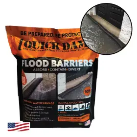 Quick Dam 445027188196 Water Activated 10 Ft. Flood Barrier 1-pack