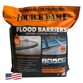 Quick Dam 445045436484 Water Activated 17 Ft. Flood Barrier 1-pack