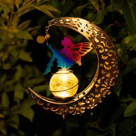 Rix001 Quterhero Moon Fairy Solar Garden Lights Outdoor Decor