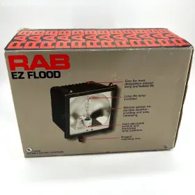 Ezhh70 Rab 019813176697 Ez Flood Light Outdoor 70 Watt Quart With Lamp Bronze