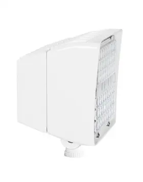 Rab 019813265674 Led Flood Light 45w 5000k Knuckle Mount White 120v-277v Ul And Dlc Premium Listed
