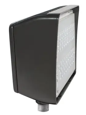 Rab 019813494807 Led Flood Light 30w 5000k Knuckle Mount Bronze 120v-277v Ul And Dlc Premium Listed