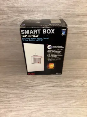 Sb180hlw Rab 019813760278 120 Volt 180 W Degrees View White Smart Box Sensor