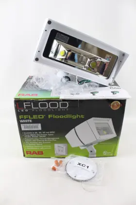 Ffled39w Rab Ffled Floodlight 39w Led 5000k White New Open Box Item