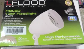 Hbled13w Rab 13w Floodlight 120-240v White New