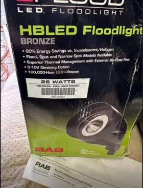 Hbled26a Rab Led Floodlight 5000k 26w