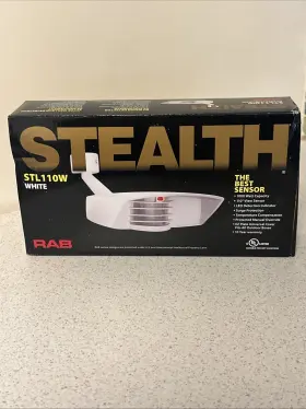 Stl110w Rab Lighting 019813601809 Stealth 110 Sensor Degrees View Detection 1000w Powe