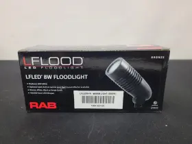 Lfled8ya Rab Lighting Lfled8yb 8w Floodlight Warm Led Light 3000k Bronze New