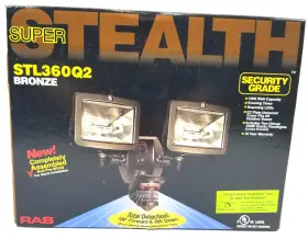 Stl360q2 Rab Lighting Super Stealth Security Floodlights With Motion Sensor Outdoor 150w