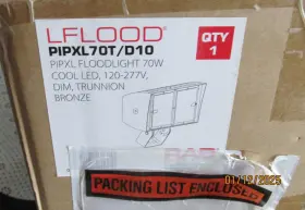 120-227v Rab Pipxl70t New Pipxl 70t/d10 Flood Light Bronze Commercial Outdoor Free Ship