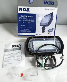 Ora2-led30-b-4k-brz-yk Rda Lighting Ora2-led30-b-4k-brx Led Wall / Flood Light 30 Watt Yoke Mount