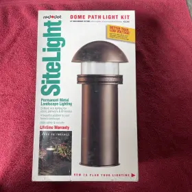 K822br Red Dot 1997 New Sitelight 10 Inch Dome Path Light Kit Bronze Permanent Usa