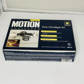 Ms41 Regent 044427000779 Motion Activated Twin Floodlight Kit New Open Box