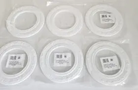 16477 Renovators Supply Manufacturing Spotlight Trim 10 Inch Round Polyurethane Ceiling Light