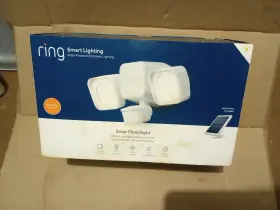 Ring 5at1s5-wen0 3500k Smart Lighting Solar Floodlight Motion Sensing - White 1200 Lumens