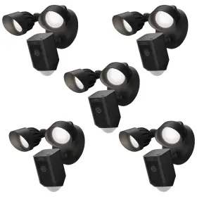 Ring 614198426735 Floodlight Cam Wired Plus Motion-activated 1080p Hd Black - 5 Units
