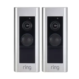 Ring 614198431173 2x Wired Doorbell Plus Smart Wi-fi Video - Satin Nickel