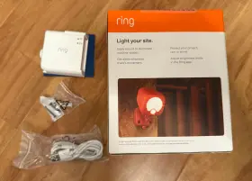 Ring 840080568164 Jobsite Security Spotlight Battery Wireless Outdoor Light W Bridge