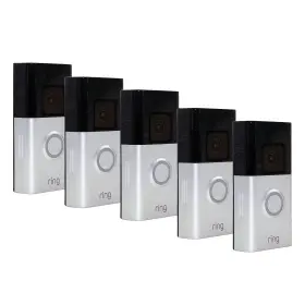 B0b2by4zg7-5x-k Ring 5x Battery Doorbell Pro Smart Wi-fi Video Satin Nickel