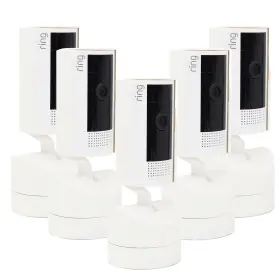 B0cg2vs5fd-5x-k Ring 5x Pan-tilt Indoor Security Cam With 360 Horizontal Pan Coverage - White