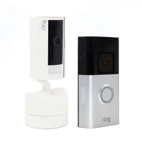 B0d5gk7ysy Ring Pro Smart Battery Video Doorbell Satin Nickel Pan-tilt Indoor Security Cam
